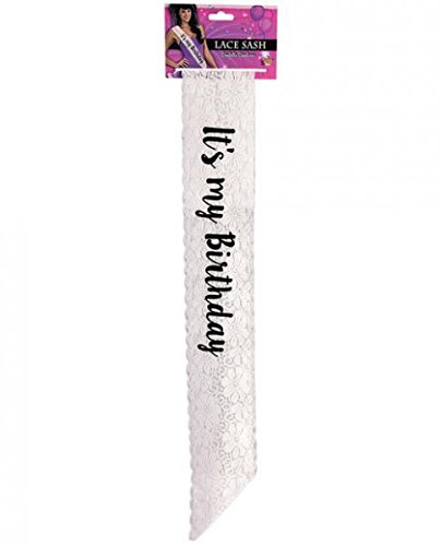 Algopix Similar Product 17 - It's My Birthday Lace Sash