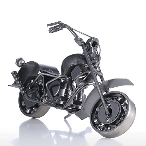 Algopix Similar Product 12 - Tooarts Iron Motorcycle Crafts Modern
