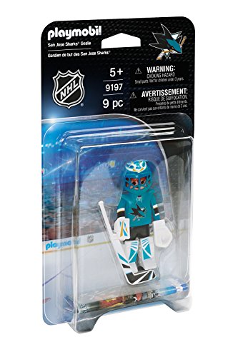 Algopix Similar Product 10 - PLAYMOBIL NHL San Jose Sharks Goalie