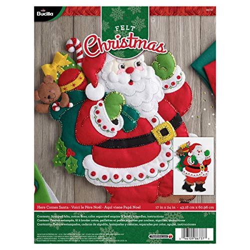 Algopix Similar Product 1 - Bucilla Felt Applique Wall Hanging Kit