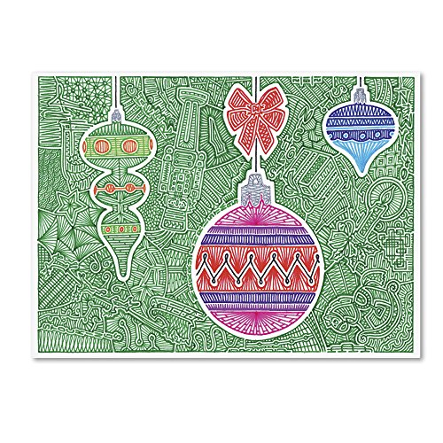 Algopix Similar Product 19 - Christmas Ornaments by Viz Art Ink