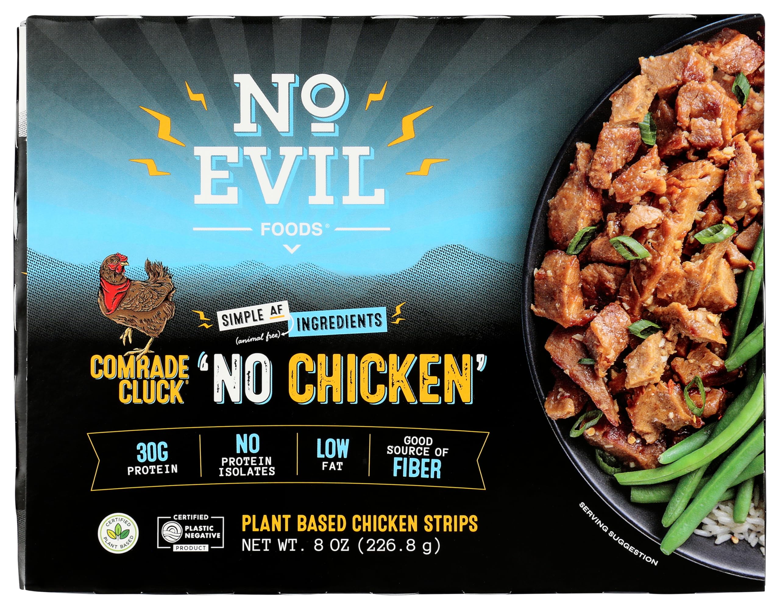 Algopix Similar Product 7 - No Evil Foods Comrade Cluck Shredded