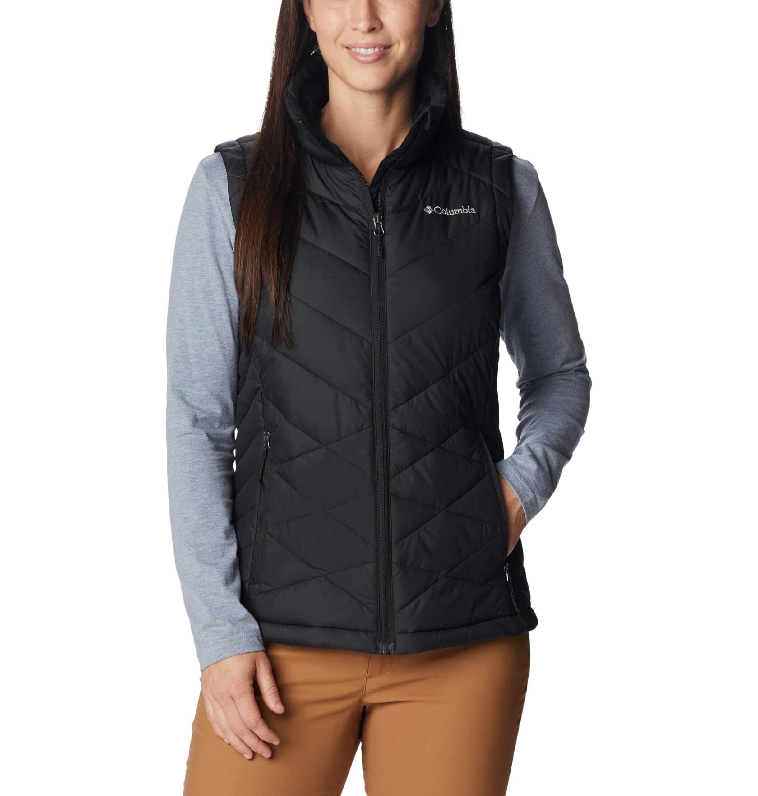 Algopix Similar Product 18 - Columbia Womens Heavenly Vest Black