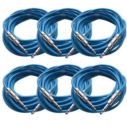 Algopix Similar Product 8 - Seismic Audio  SATRX25Blue6  Pack of