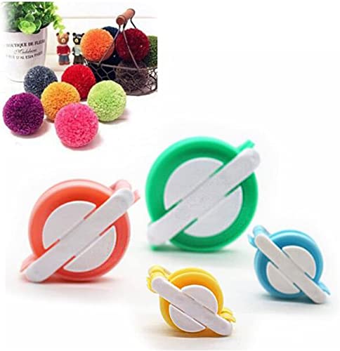 Algopix Similar Product 20 - EFLY Pompom Maker 4 Pcs Different