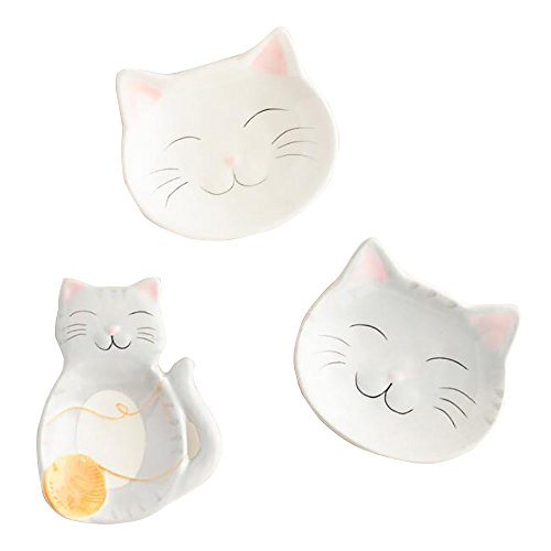 Algopix Similar Product 1 - Cat Ceramic Tea Bag Holder  Cat