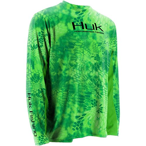Algopix Similar Product 4 - HUK Mens Kryptek Solid Long Sleeve