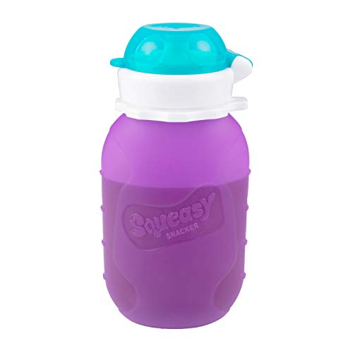 Algopix Similar Product 4 - Purple 6 oz Squeasy Snacker Spill Proof