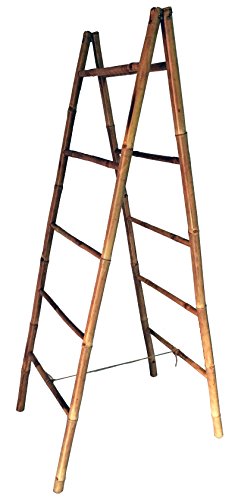Algopix Similar Product 17 - MGP Folding Bamboo Ladder Rack