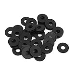 Algopix Similar Product 2 - uxcell Rubber Flat Washers 16mm OD 6mm
