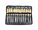 Algopix Similar Product 13 - 12PCS Professional Wood Carving Chisel