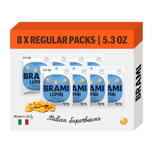 Algopix Similar Product 2 - BRAMI Lupini Beans Snack Sea Salt 