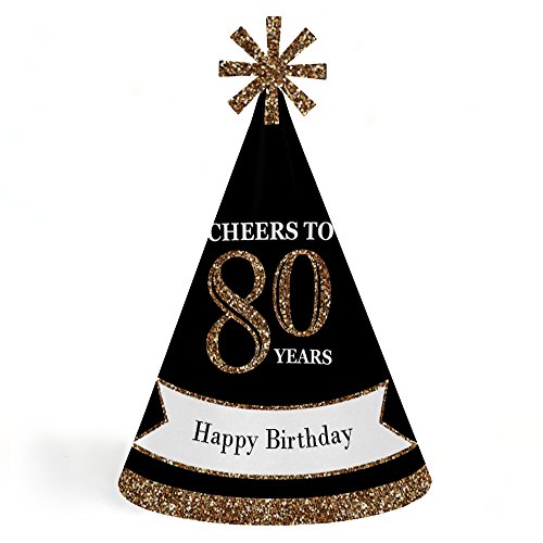 Algopix Similar Product 4 - Big Dot of Happiness Adult 80th