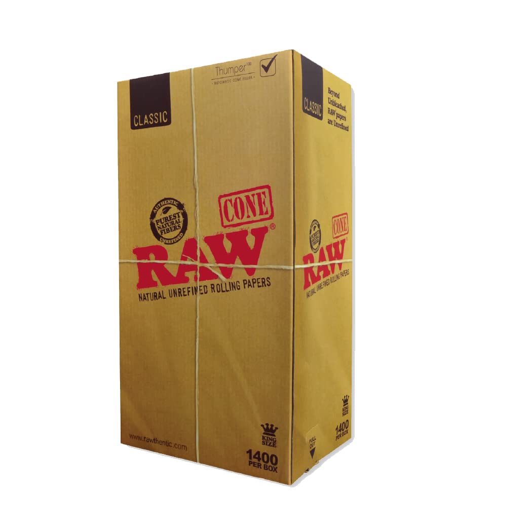 Algopix Similar Product 14 - Raw Classic King Size Pre Rolled Cone