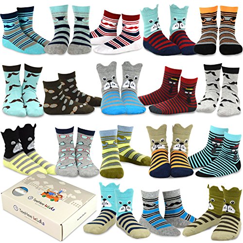 Algopix Similar Product 18 - TeeHee Kids Boys Fashion Cotton Crew 18