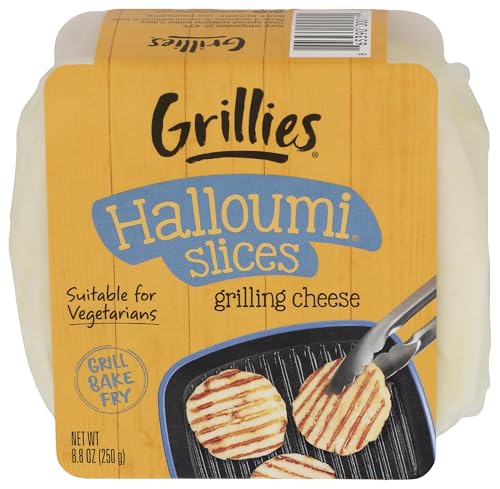 Algopix Similar Product 6 - Grillies Halloumi Cheese Precut Round