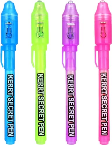 Algopix Similar Product 19 - KERRT Invisible Ink Pen with UV Light