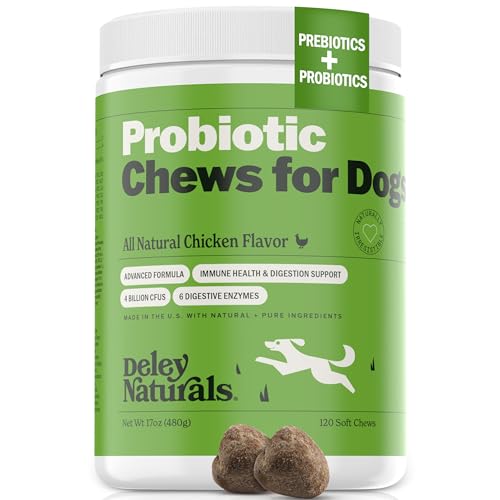 Algopix Similar Product 8 - Deley Naturals Dog Probiotic Chews 