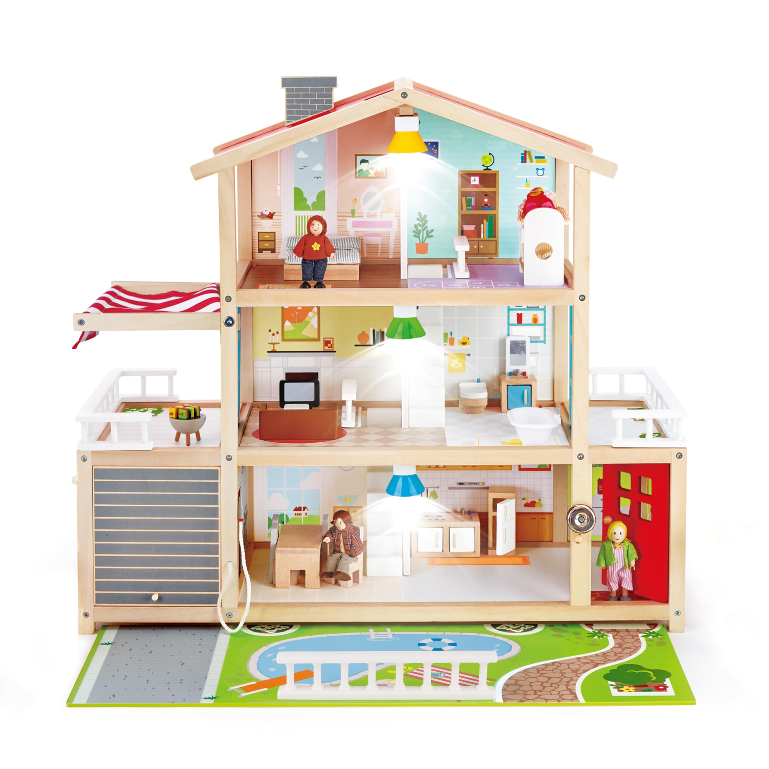 Algopix Similar Product 5 - Hape Doll Family Mansion Award Winning