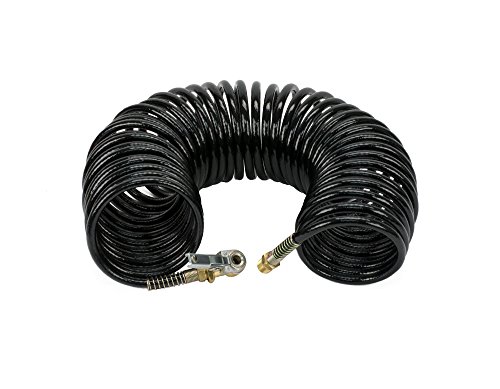 Algopix Similar Product 1 - VIAIR 35 Black Braided Coil Hose with