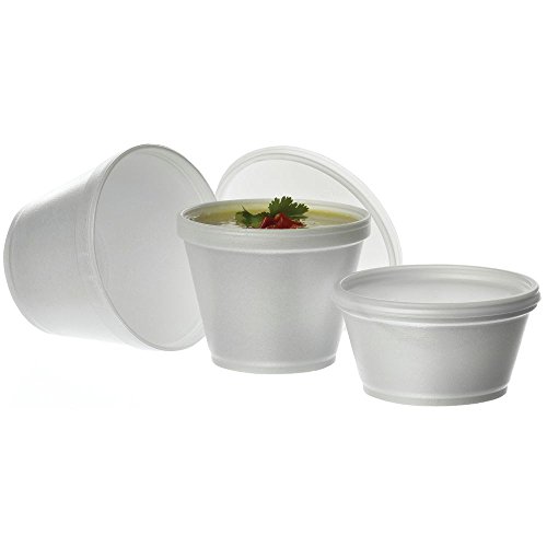 Algopix Similar Product 4 - Styrofoam Soup Container Flat Lid for
