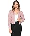 Algopix Similar Product 2 - KRISP Women PU Leather Cropped Jacket