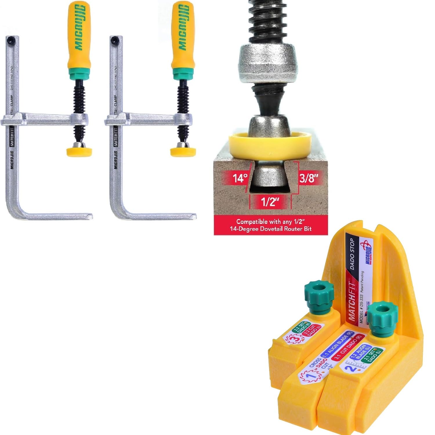 Algopix Similar Product 11 - MICROJIG GRRRIPPER DVC538K2DS333