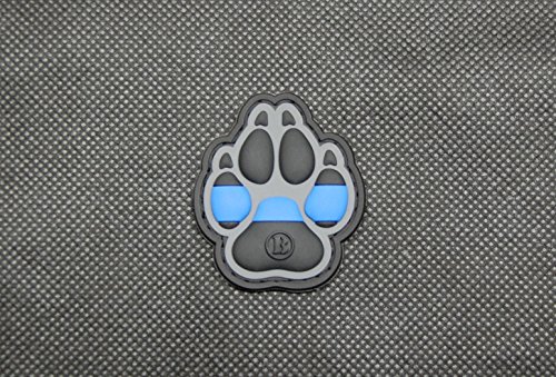 Algopix Similar Product 7 - K9 Thin Blue Line 3D PVC Morale Patch