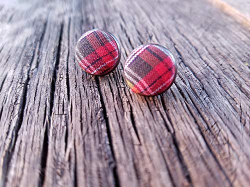 Algopix Similar Product 20 - multi colored tartan plaid tiny button