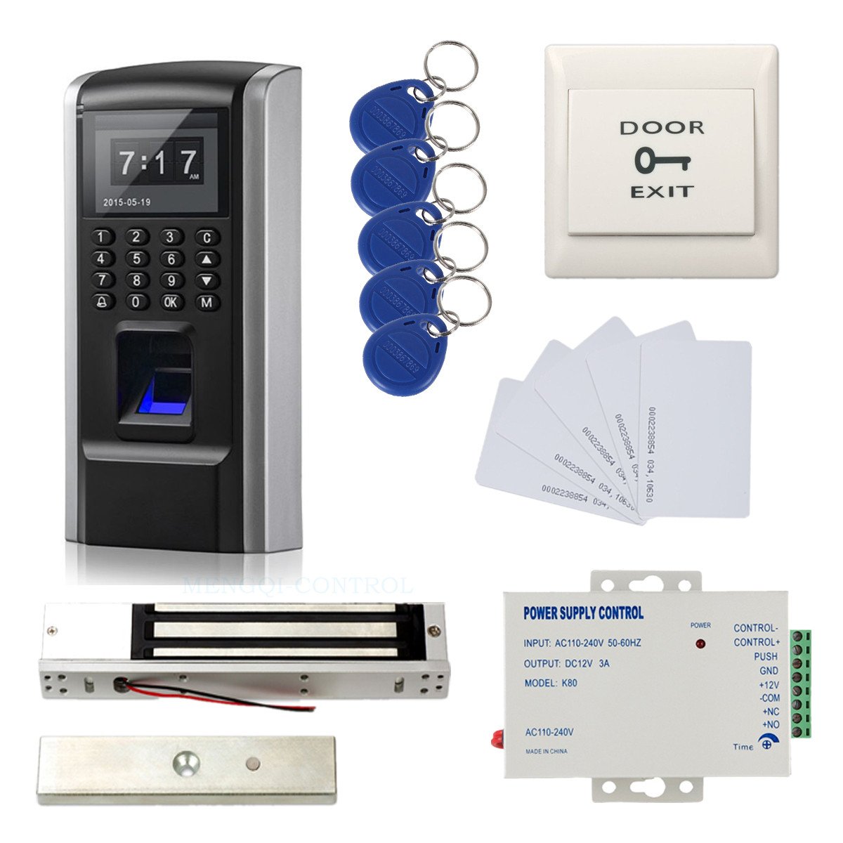 Algopix Similar Product 7 - MENGQICONTROL Full Kits Biometric