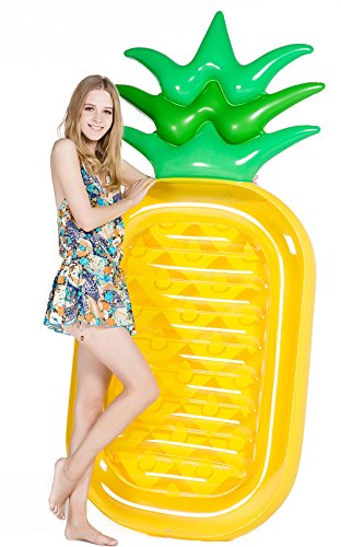 Algopix Similar Product 2 - Jasonwell Pineapple Pool Float Raft
