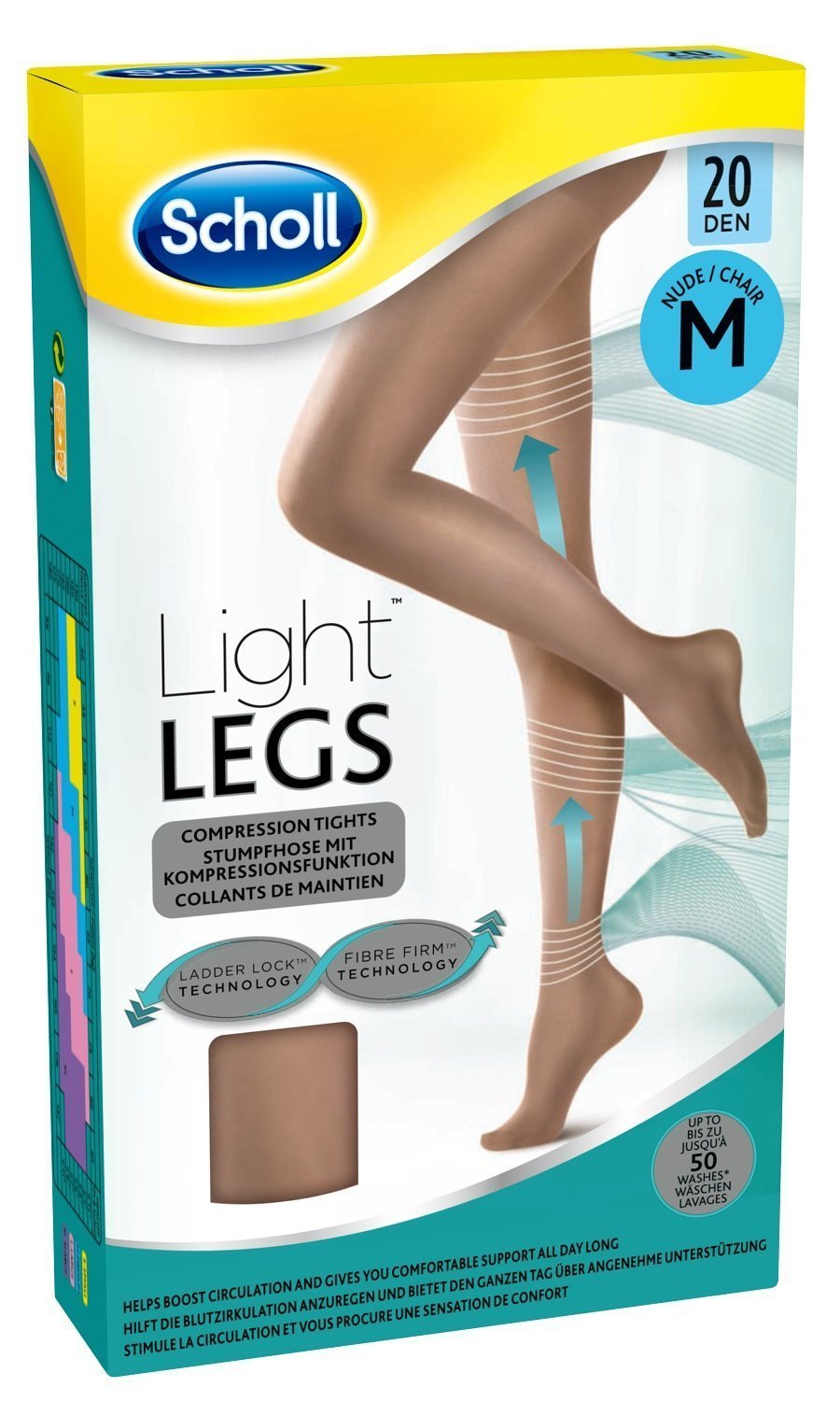 Algopix Similar Product 5 - Scholl Light Legs Compression Tights