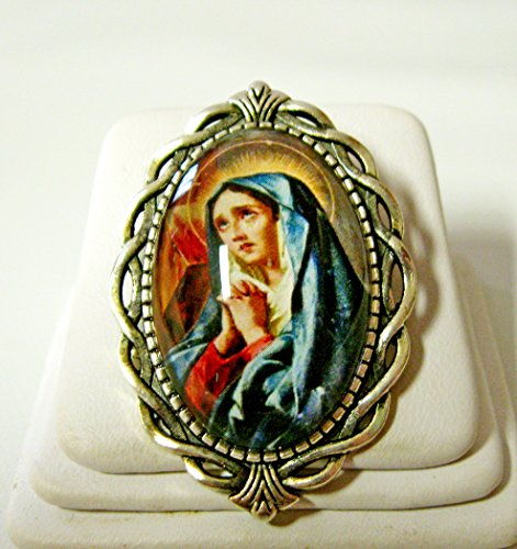 Algopix Similar Product 4 - Our Lady of Sorrow brooch - BR10-077