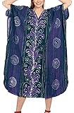 Algopix Similar Product 17 - LA LEELA Womens Plus Size Beach Caftan