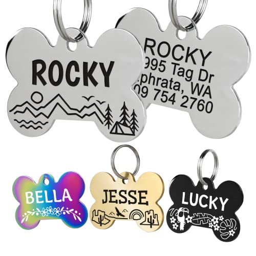 Algopix Similar Product 10 - GoTags Dog Tags Personalized Pet Tags