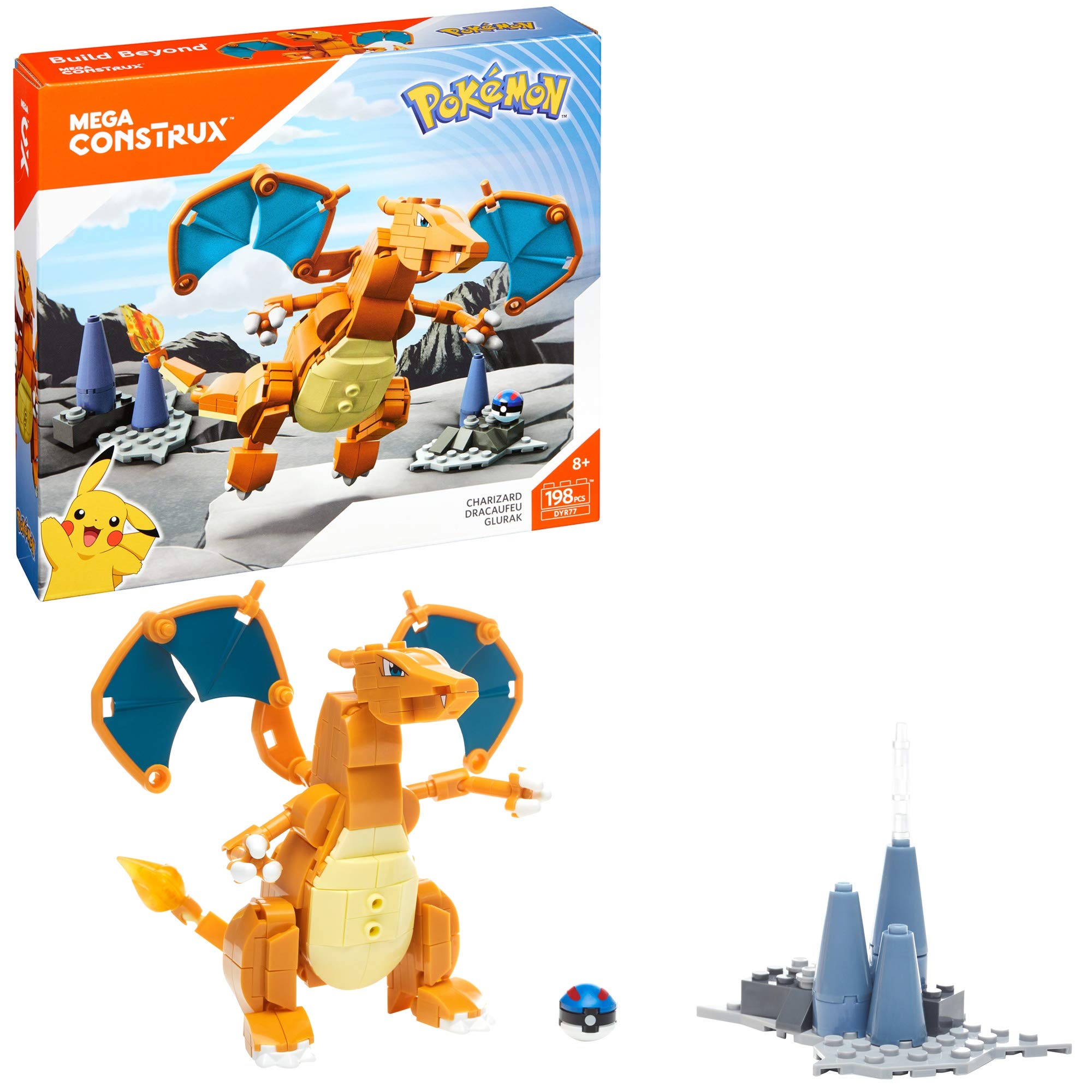 Algopix Similar Product 10 - Mega Construx Pokemon Charizard