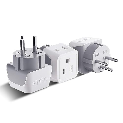 Algopix Similar Product 13 - Ceptics Israel Plug Adapter  2 in 1