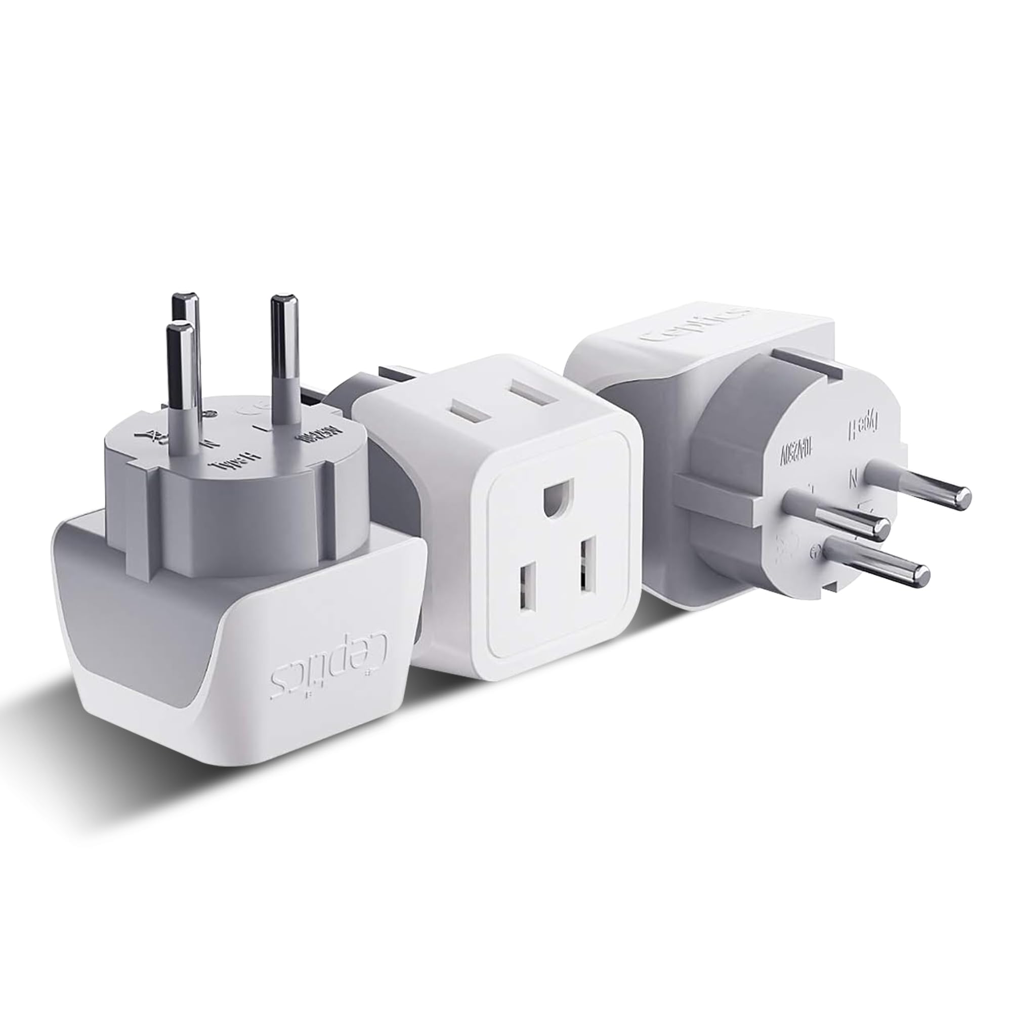 Algopix Similar Product 6 - Ceptics Israel Plug Adapter  2 in 1