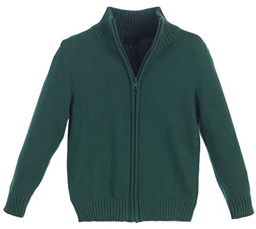 Algopix Similar Product 3 - Gioberti Boys Knitted Full Zip 100