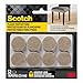 Algopix Similar Product 4 - Scotch Felt Pads 32 PCS Beige Felt