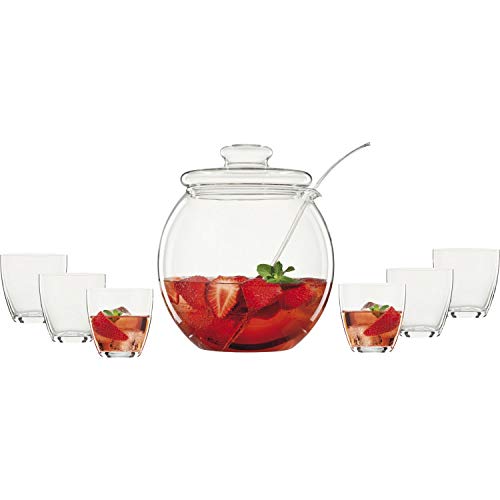Algopix Similar Product 12 - Bohemia Cristal Libera 9Pieces Punch