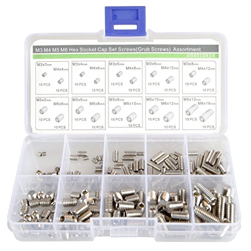 Algopix Similar Product 20 - M3 M4 M5 M6 Flat Point Set Screws