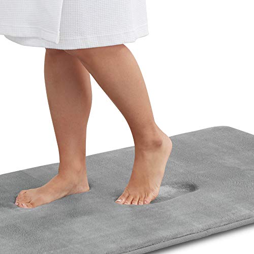 Algopix Similar Product 2 - Genteele Memory Foam Bath Mat Non Slip