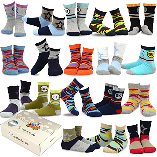 Algopix Similar Product 5 - TeeHee Kids Boys Fashion Cotton Crew 18