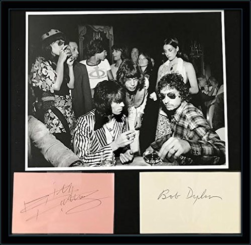 Algopix Similar Product 9 - Bob Dylan Keith Richards Autograph with