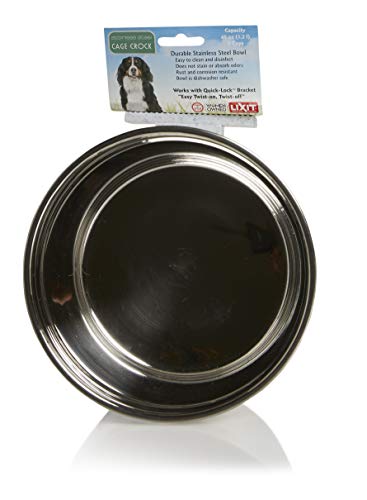 Algopix Similar Product 10 - Lixit Stainless Steel Crock Jumbo
