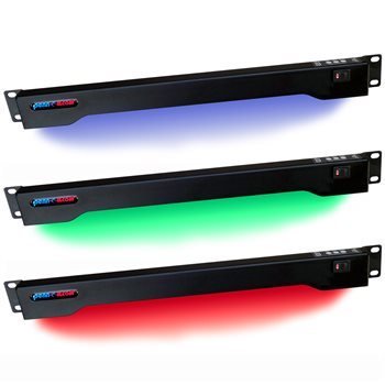 Algopix Similar Product 4 - Penn Elcom 1U LED Rack (Multi Color)