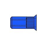 Algopix Similar Product 7 - Blind Rivet Nuts Steel Straight