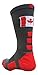 Algopix Similar Product 1 - TCK Canada Flag Baseline Crew Socks