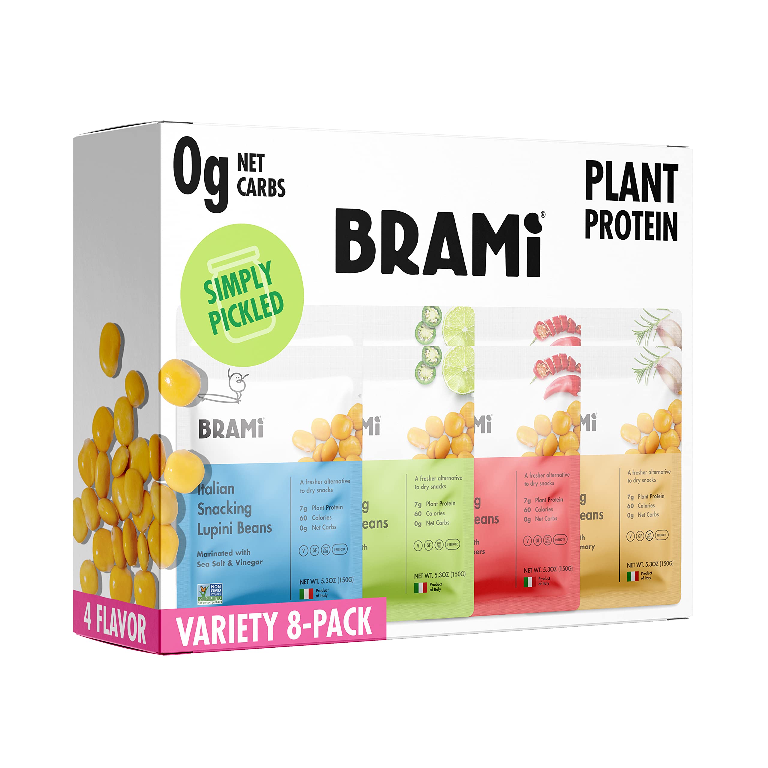 Algopix Similar Product 16 - BRAMI Lupini Beans Snack Variety Pack